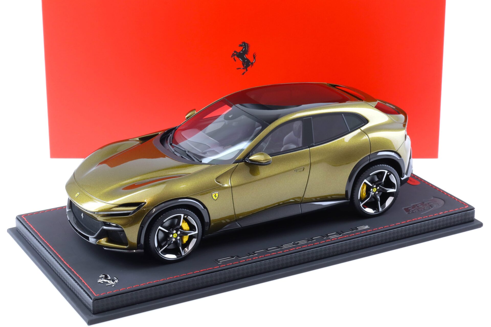 1:18 BBR Ferrari Purosangue with Panoramic roof Verde Volterra - Limited 20 pcs.