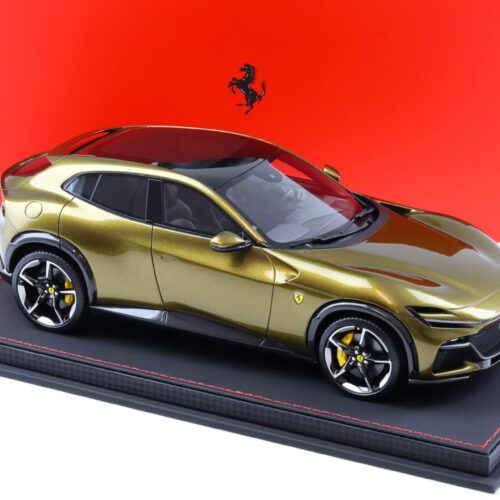 1:18 BBR Ferrari Purosangue with Panoramic roof Verde Volterra - Limited 20 pcs.