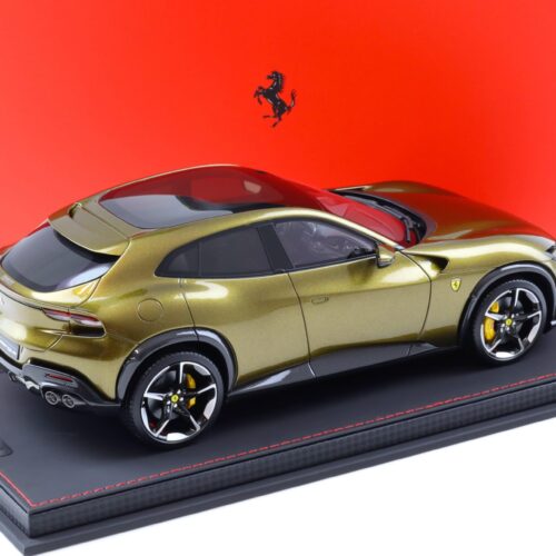 1:18 BBR Ferrari Purosangue with Panoramic roof Verde Volterra - Limited 20 pcs.