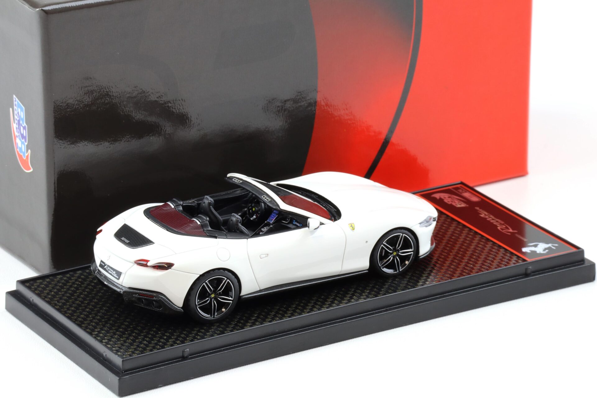 1:43 BBR Ferrari Roma Spider Bianco Cervino white - Limited 24 pcs.