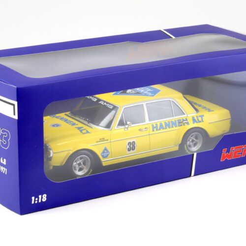 1:18 WERK83 Mercedes AMG 300 SEL 6.8 #38 Final Season Hockenheim 1971 Heyer