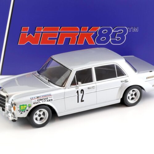 1:18 WERK83 Mercedes AMG 300 SEL 6.8 - 12h Paul Ricard 1971 #12 Behrmann/Jabouille/Dolhem