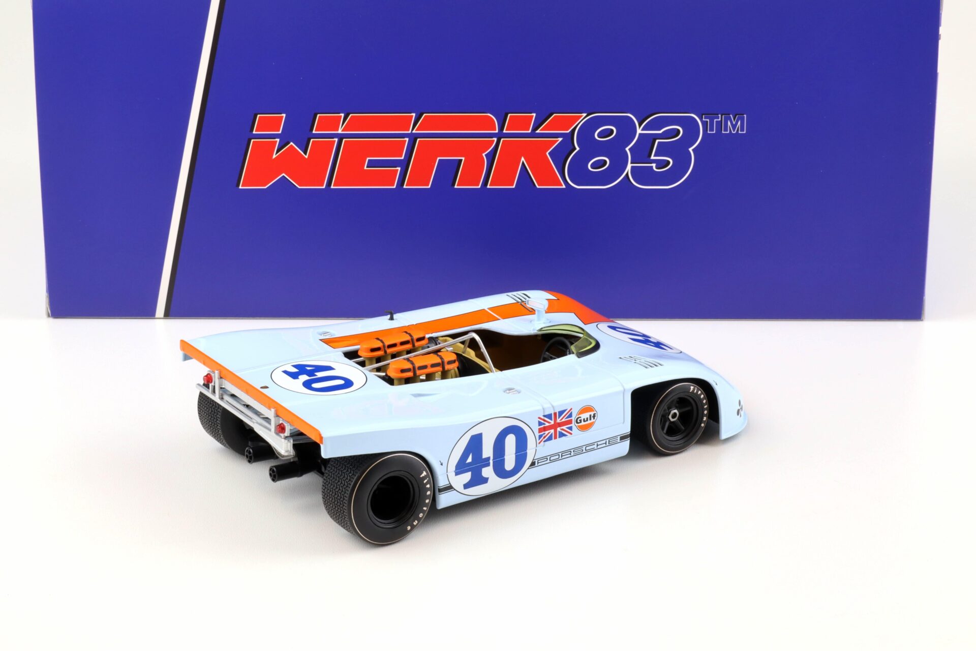 1:18 WERK83 Porsche 908/03 - 2nd Targa Florio 1970 Kinnunen/ Rodriguez #40 Gulf