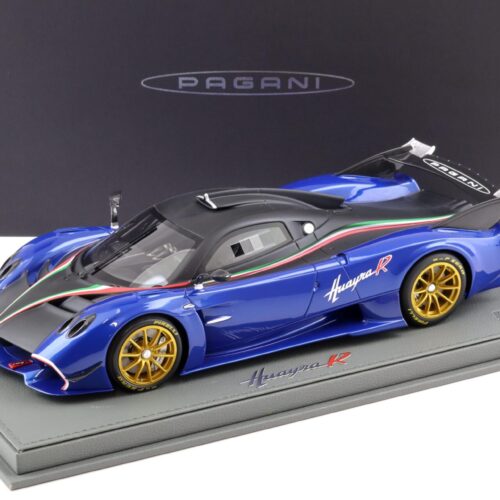1:18 BBR Pagani Huayra R matt black / blue Francia - Limited 80 pcs.