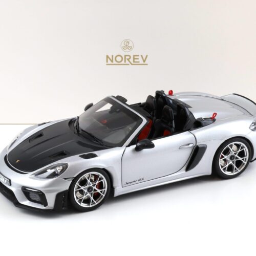 1:18 Norev Porsche 718 Spyder RS Weissach Package 2023 GT-silver metallic