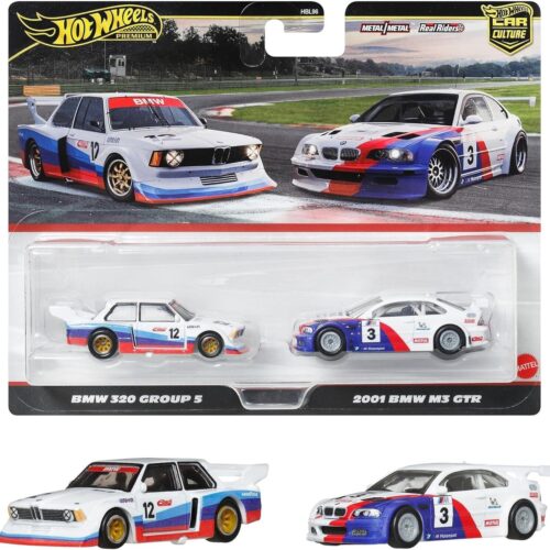 1:64 Hot Wheels 2025 Premium 2-Pack 979R BMW 320 Group 5 + BMW M3 GTR E46