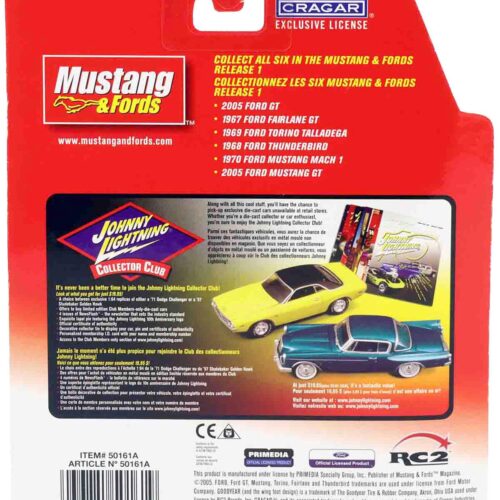 1:64 Johnny Lightning 2005 Ford Mustang GT black Mark Przybla's Mustang & Fords