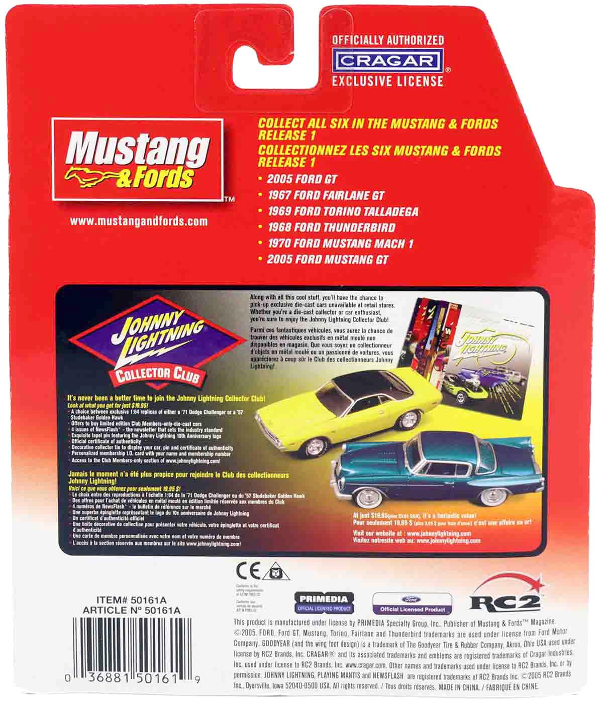 1:64 Johnny Lightning 2005 Ford Mustang GT black Mark Przybla's Mustang & Fords