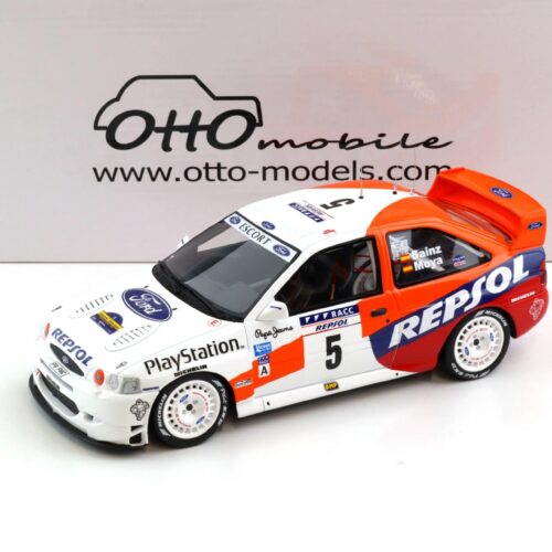 1:18 OTTO mobile OT1179 Ford Escort WRC #5 Rally Catalunya 1997 C.Sainz Repsol