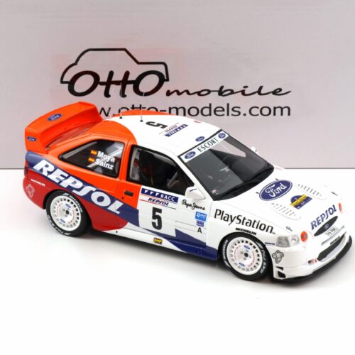 1:18 OTTO mobile OT1179 Ford Escort WRC #5 Rally Catalunya 1997 C.Sainz Repsol