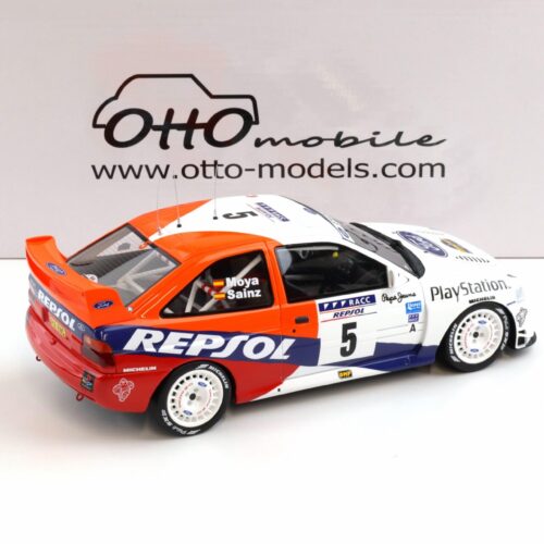 1:18 OTTO mobile OT1179 Ford Escort WRC #5 Rally Catalunya 1997 C.Sainz Repsol