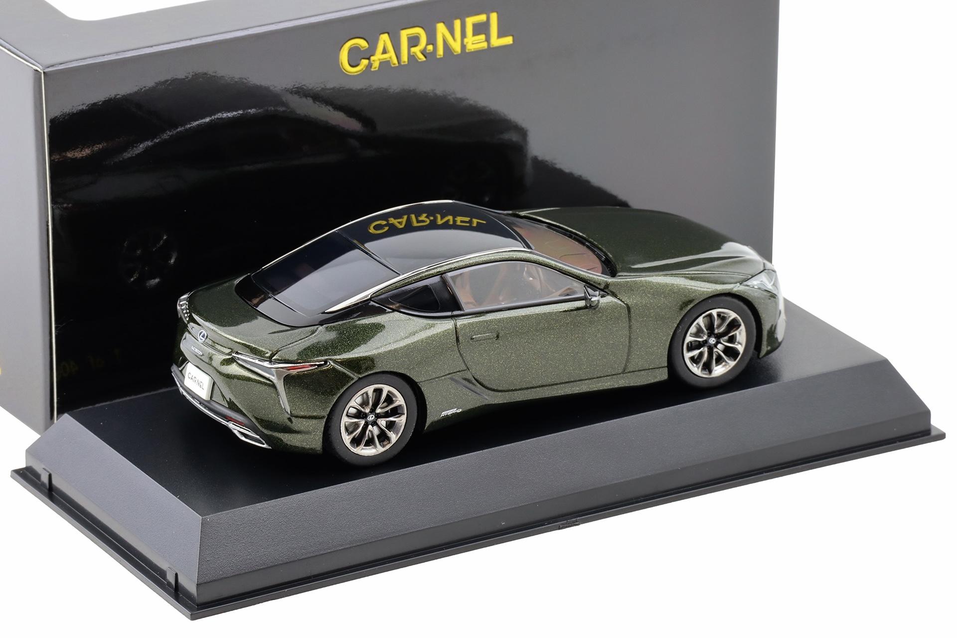 1:43 CAR-NEL by Kyosho Lexus LC500h Patina Elegance (GWZ100) 2019 Terraine Khaki