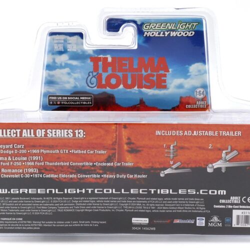1:64 Greenlight Hollywood Hitch&Tow Thelma Louise Ford F-250 + Ford Thunderbird