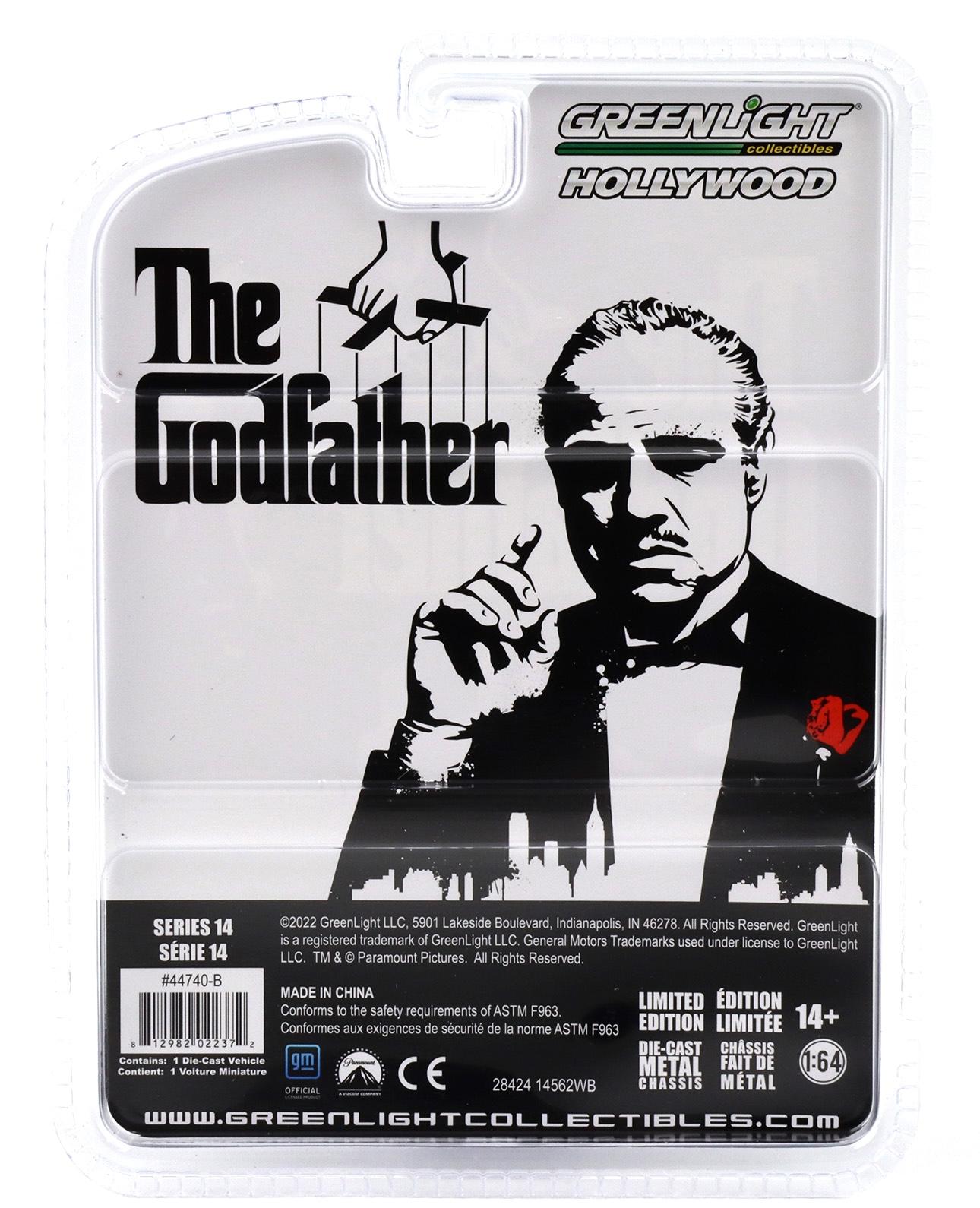 1:64 Greenlight 1955 Cadillac Fleetwood Series 60 The Godfather black