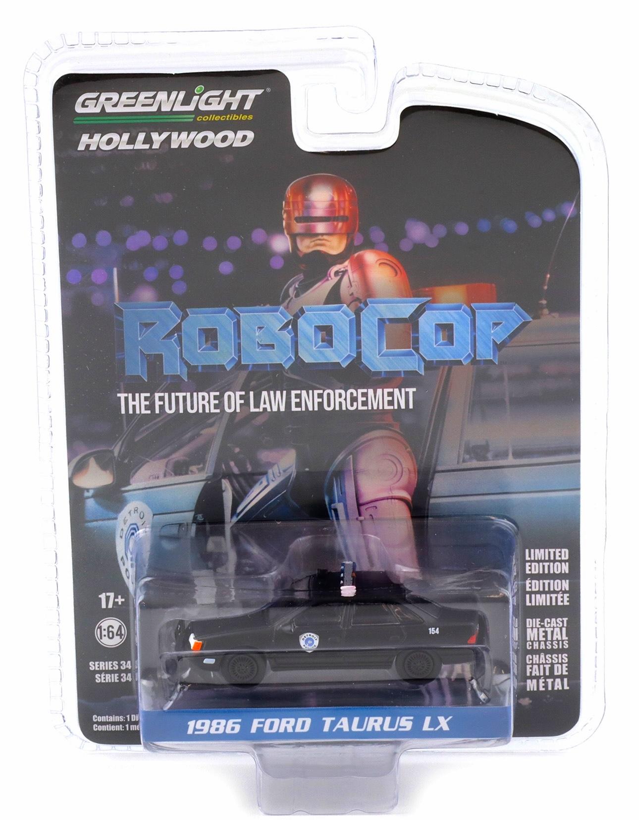 1:64 Greenlight 1986 Ford Taurus LX ROBOCOP Detroit Metro West Police