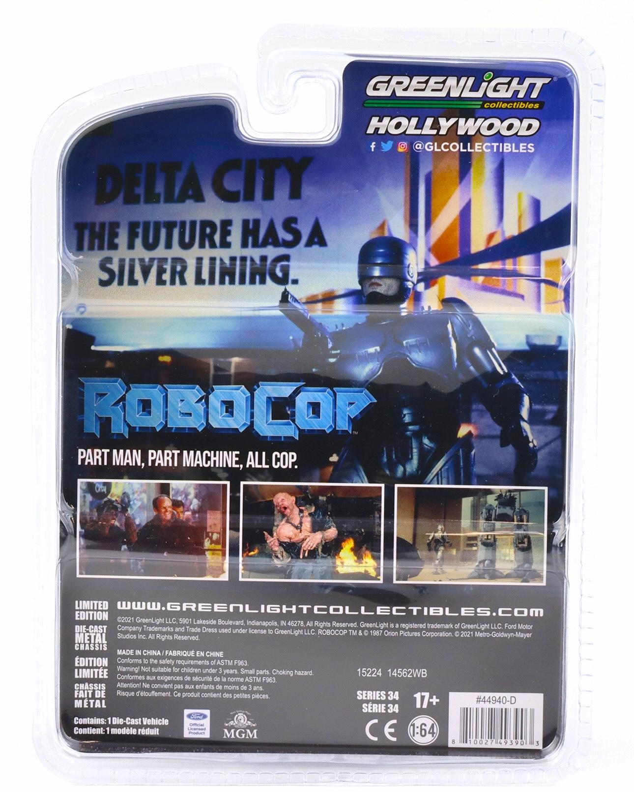 1:64 Greenlight 1986 Ford Taurus LX ROBOCOP Detroit Metro West Police