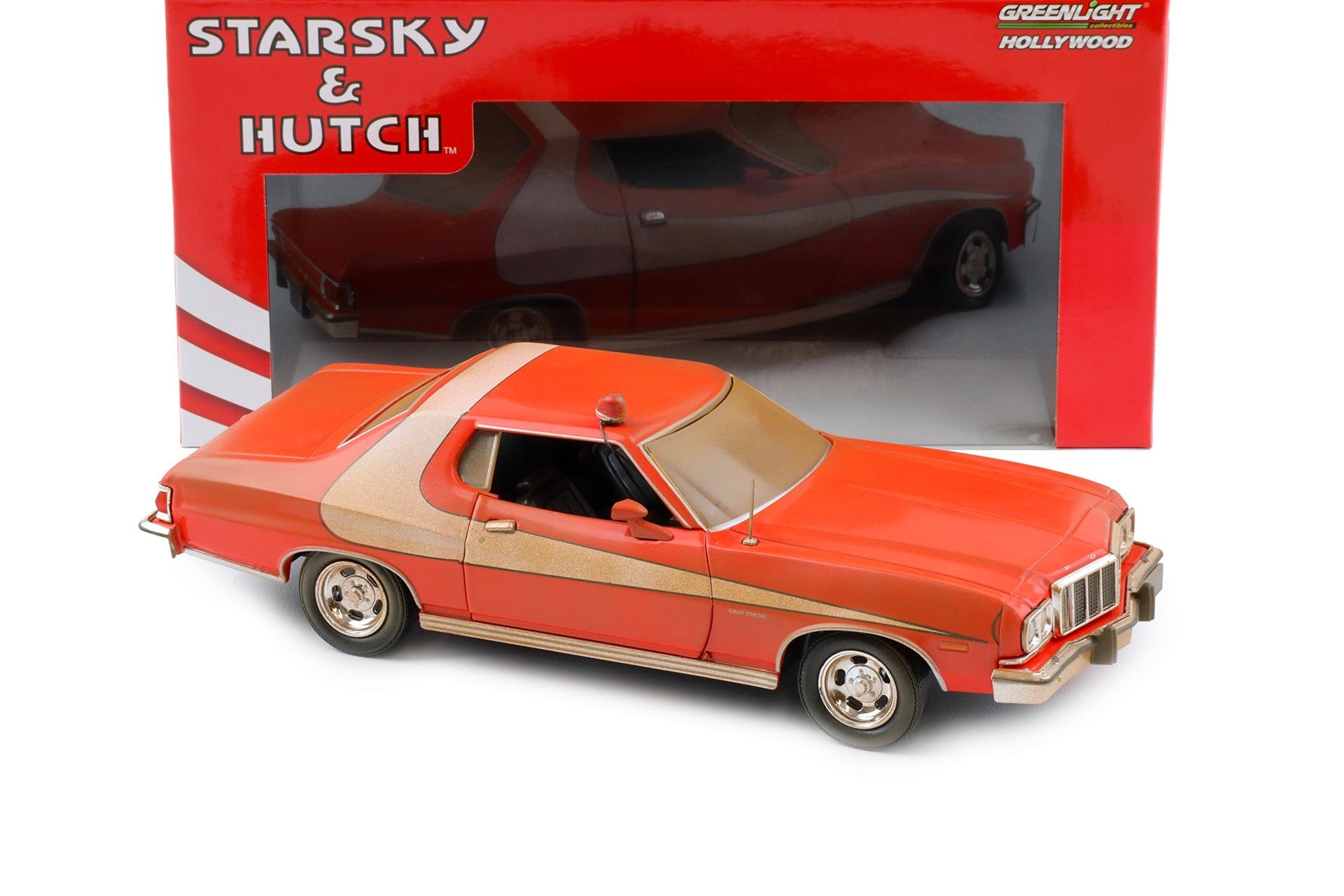 1:24 Greenlight 1976 Ford Gran Torino Starsky & Hutch Weathered Version