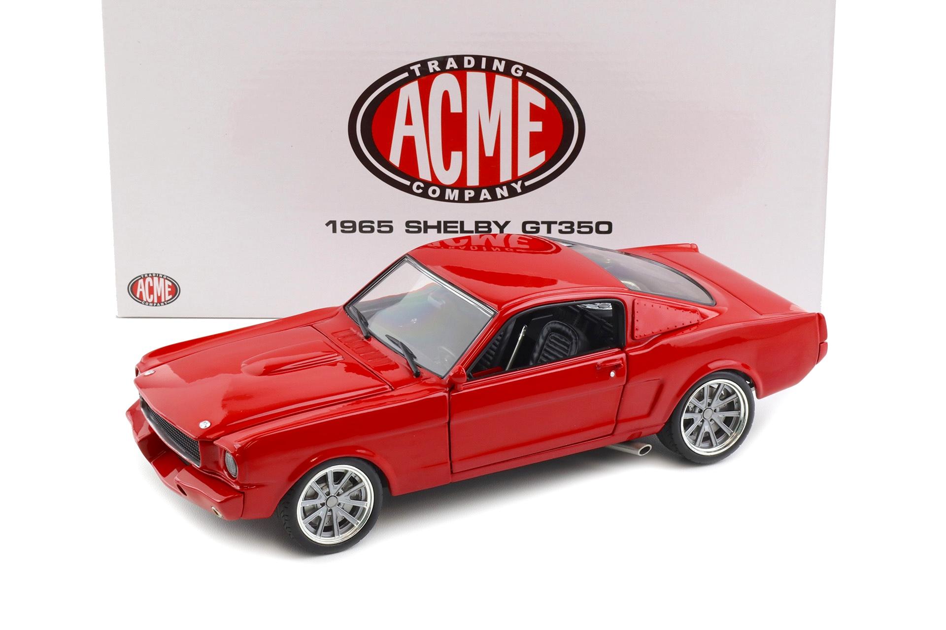 1:18 ACME Exclusive 1965 Shelby GT350R Pro Touring Coupe red - Limited 120 pcs.