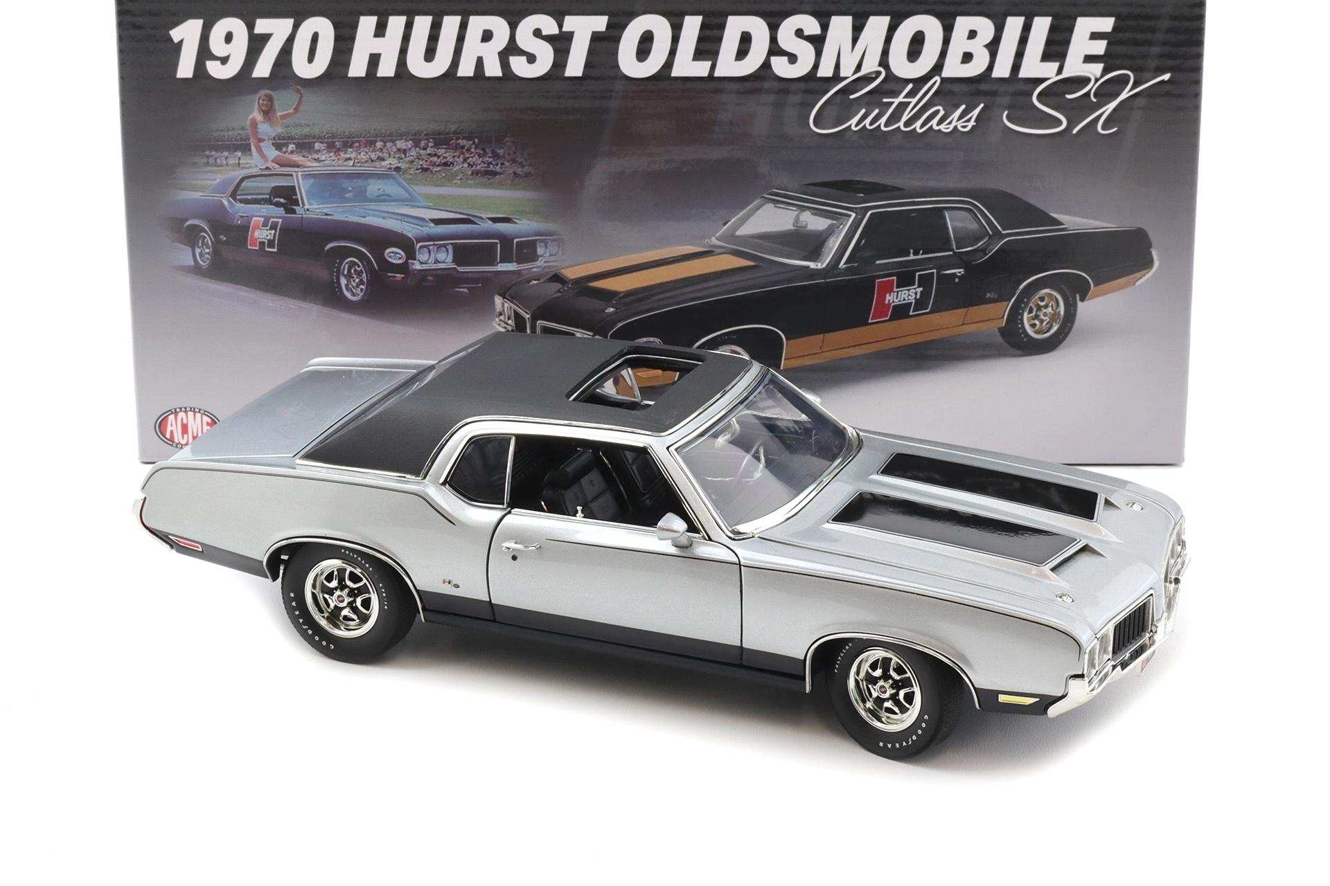 1:18 ACME 1970 Hurst Oldsmobile Cutlass SX Coupe silver Toms Garage - Limited 120 pcs.