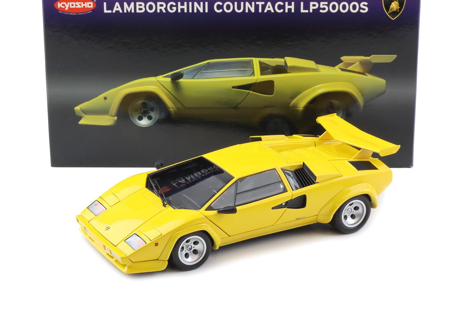 1:18 Kyosho Lamborghini Countach LP5000S Coupe yellow 08322Y