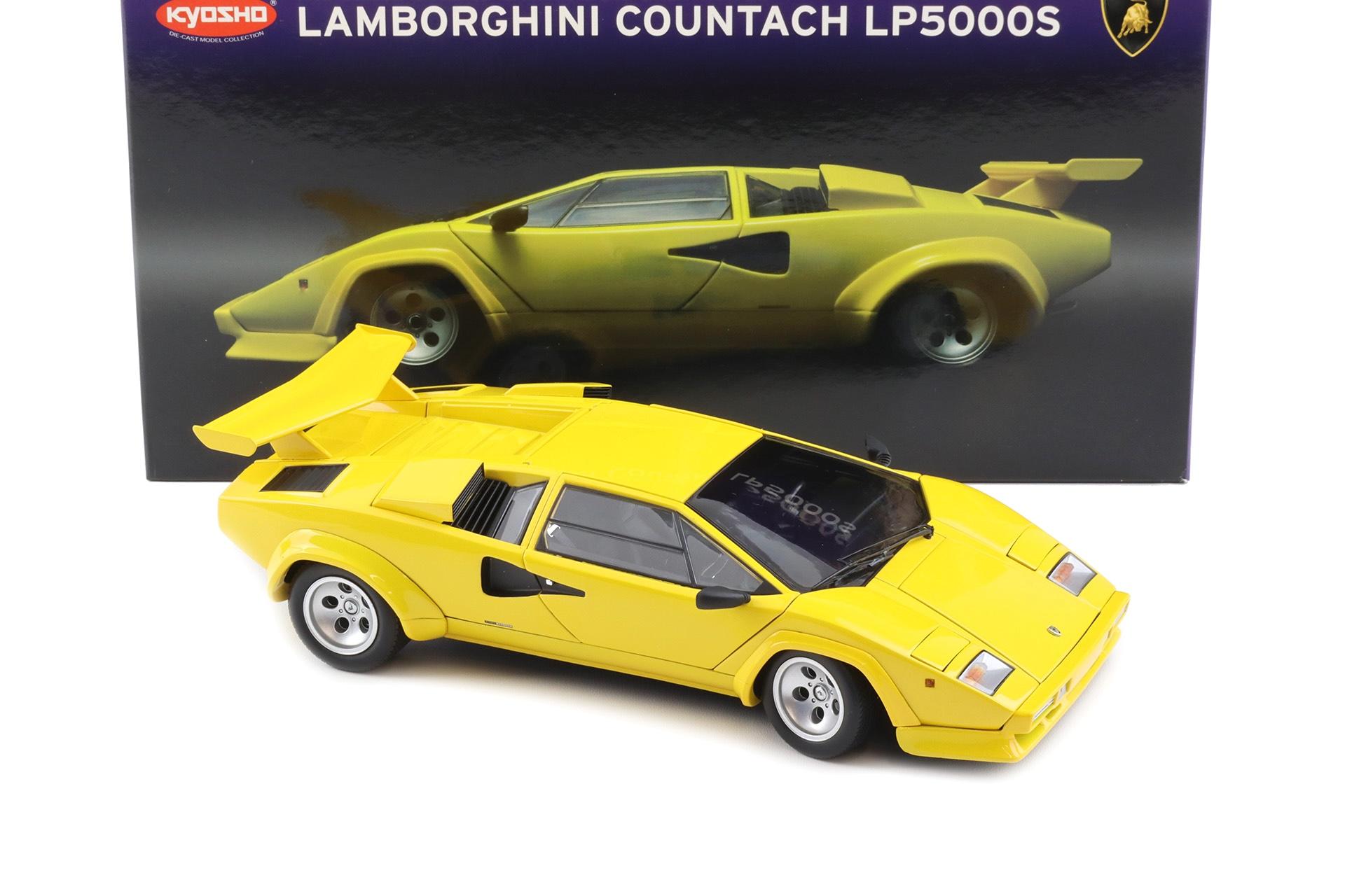 1:18 Kyosho Lamborghini Countach LP5000S Coupe yellow 08322Y
