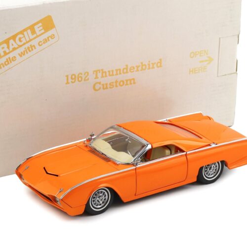 1:24 Danbury Mint 1962 Ford Thunderbird Custom Sunset orange pearl with box