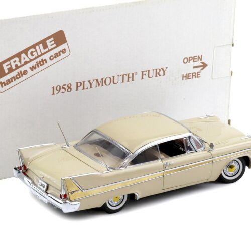 1:24 Danbury Mint 1958 Plymouth Fury Buckskin beige with box