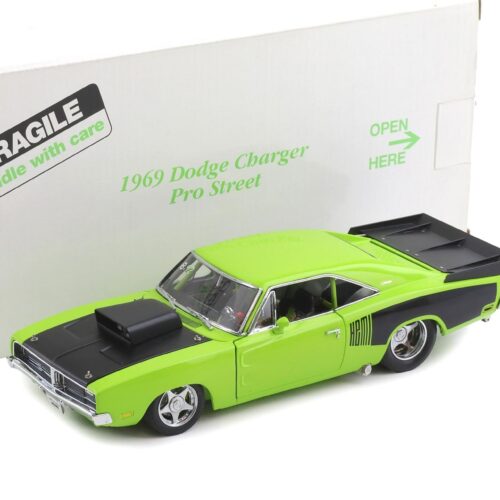 1:24 Danbury Mint 1969 Dodge Charger Pro Street Sublime green with box