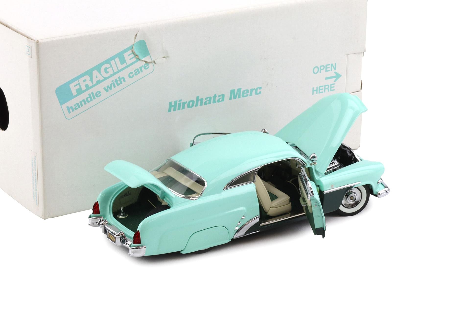1:24 Danbury Mint 1951 Mercury Custom Coupe Hirohata Merc green with box