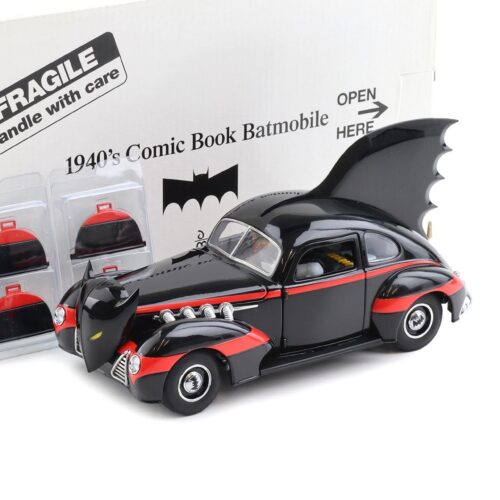 1:24 Danbury Mint 1940Â´s Comic Book Batmobile Batman black with box