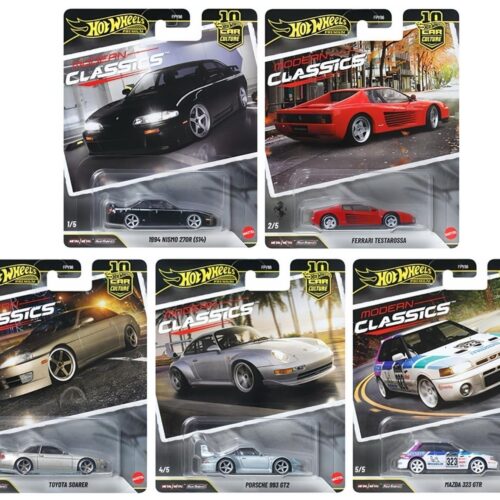 1:64 Hot Wheels Premium 2026 Modern Classics SET 5 pcs. 976S Ferrari, Porsche