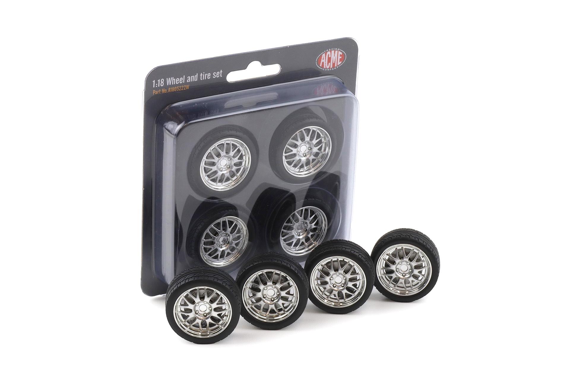 1:18 ACME Street Fighter 18" Wheel & Tire Set Radsatz Räder 4 pcs.