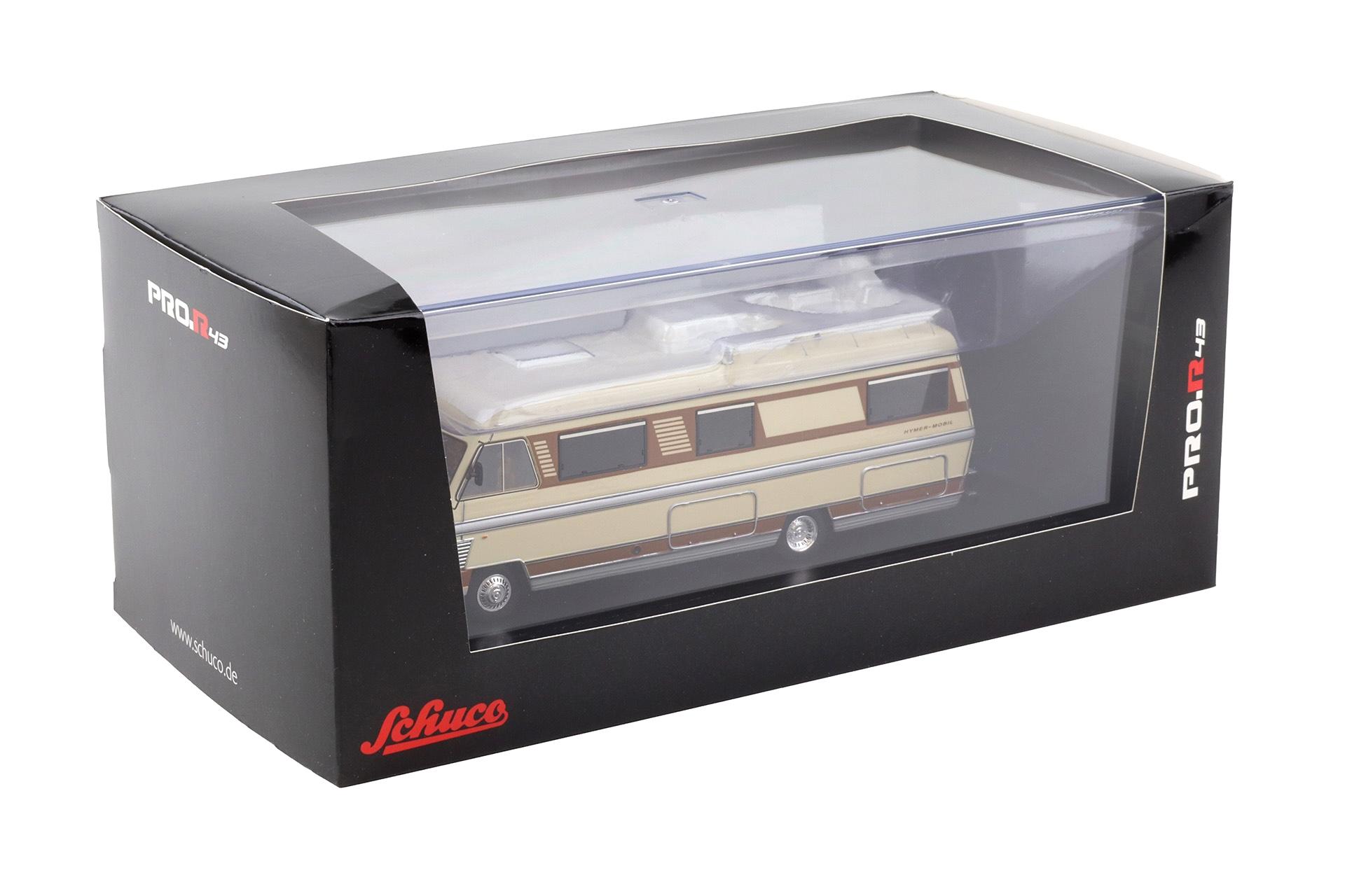 1:43 Schuco PRO.R43 Hymermobil 900 Wohnmobil beige/ brown