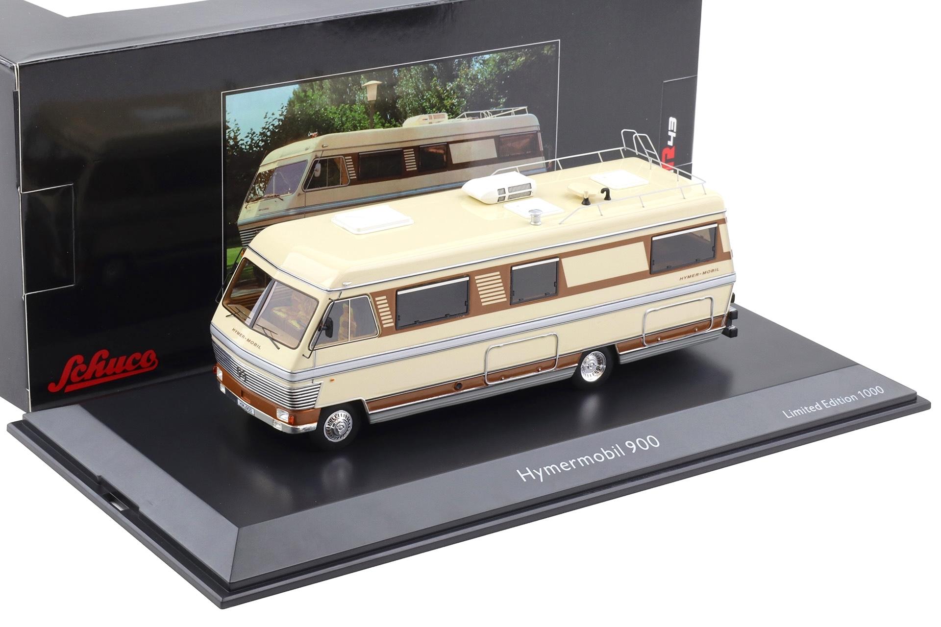 1:43 Schuco PRO.R43 Hymermobil 900 Wohnmobil beige/ brown