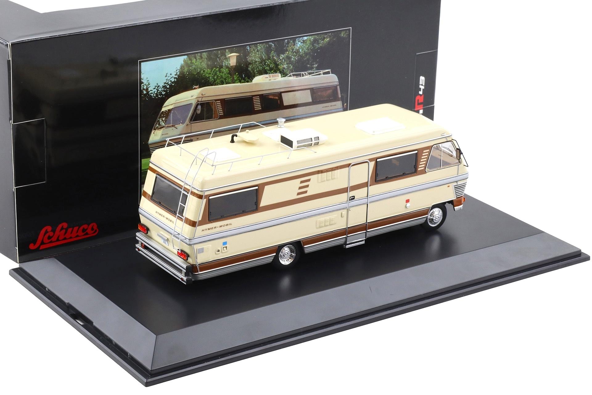 1:43 Schuco PRO.R43 Hymermobil 900 Wohnmobil beige/ brown