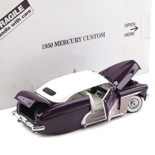 1:24 Danbury Mint 1950 Mercury Custom Convertible Eggplant purple/ Lavender
