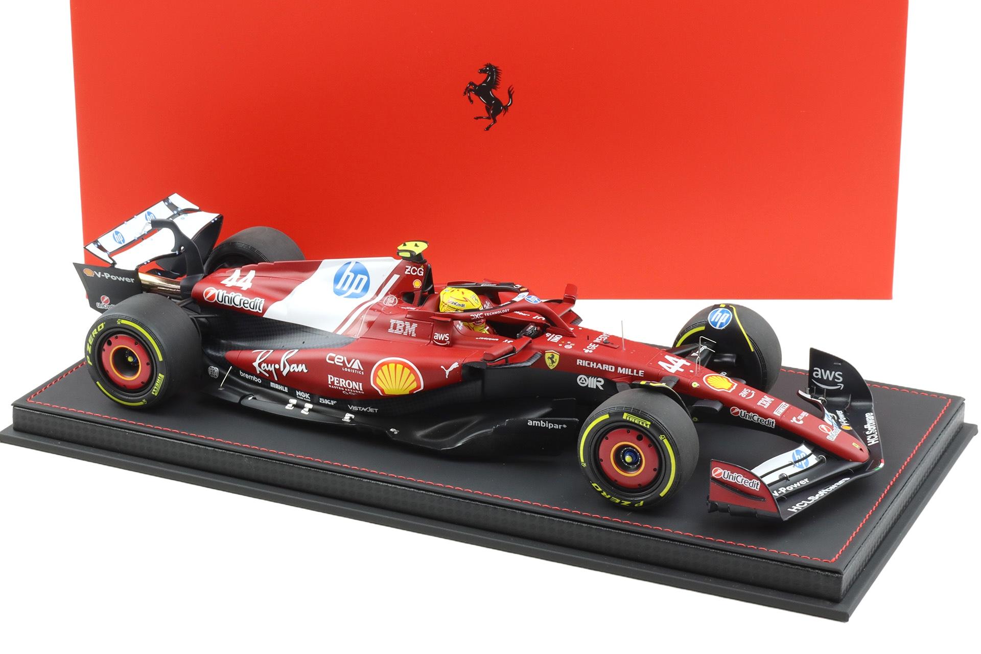 1:18 BBR Ferrari SF-25 F1 Chinese Grand Prix 2025 Hamilton #44 Winner - Limited 262 pcs