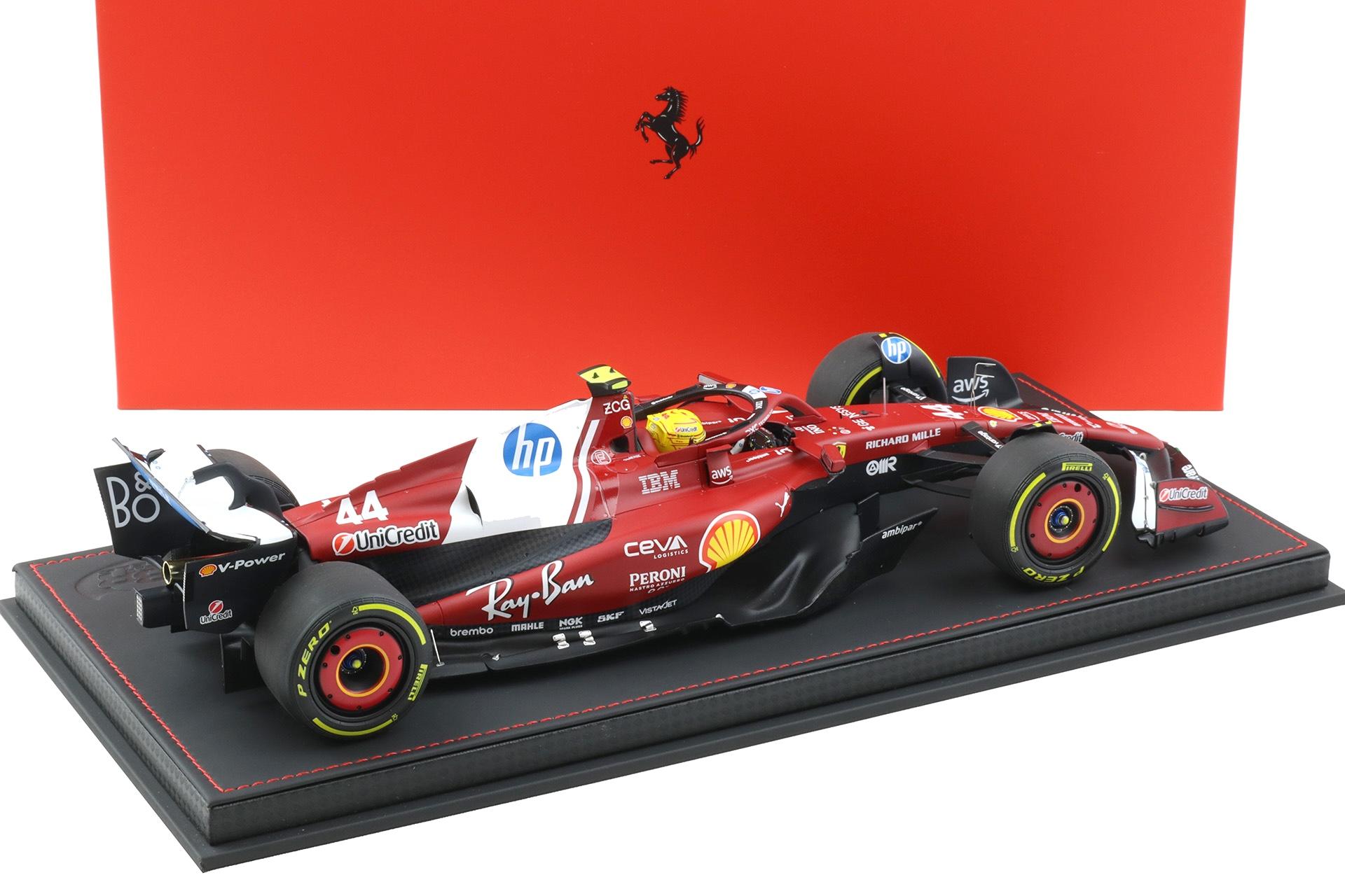 1:18 BBR Ferrari SF-25 F1 Chinese Grand Prix 2025 Hamilton #44 Winner - Limited 262 pcs