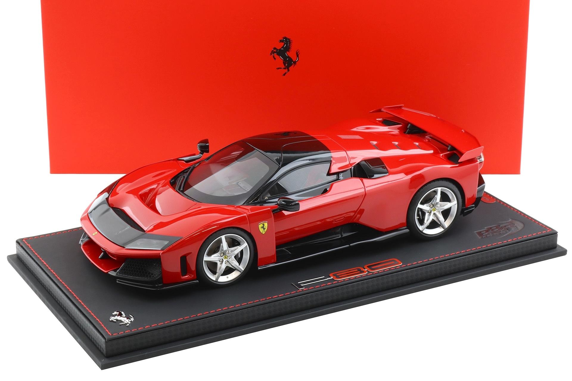 ID 110822 orig.jpg 1:18 BBR Ferrari F80 Rosso Corsa red/ silver wheels with Showcase - Limited 500 pcs.