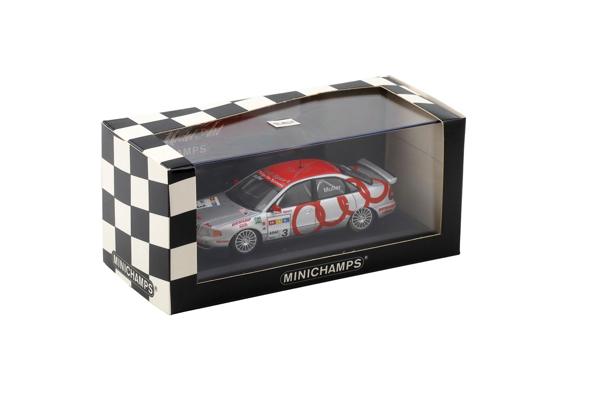 1:43 Minichamps Audi A4 STW 1997 ROC/ AZK #3 Y.Muller Audi Sport