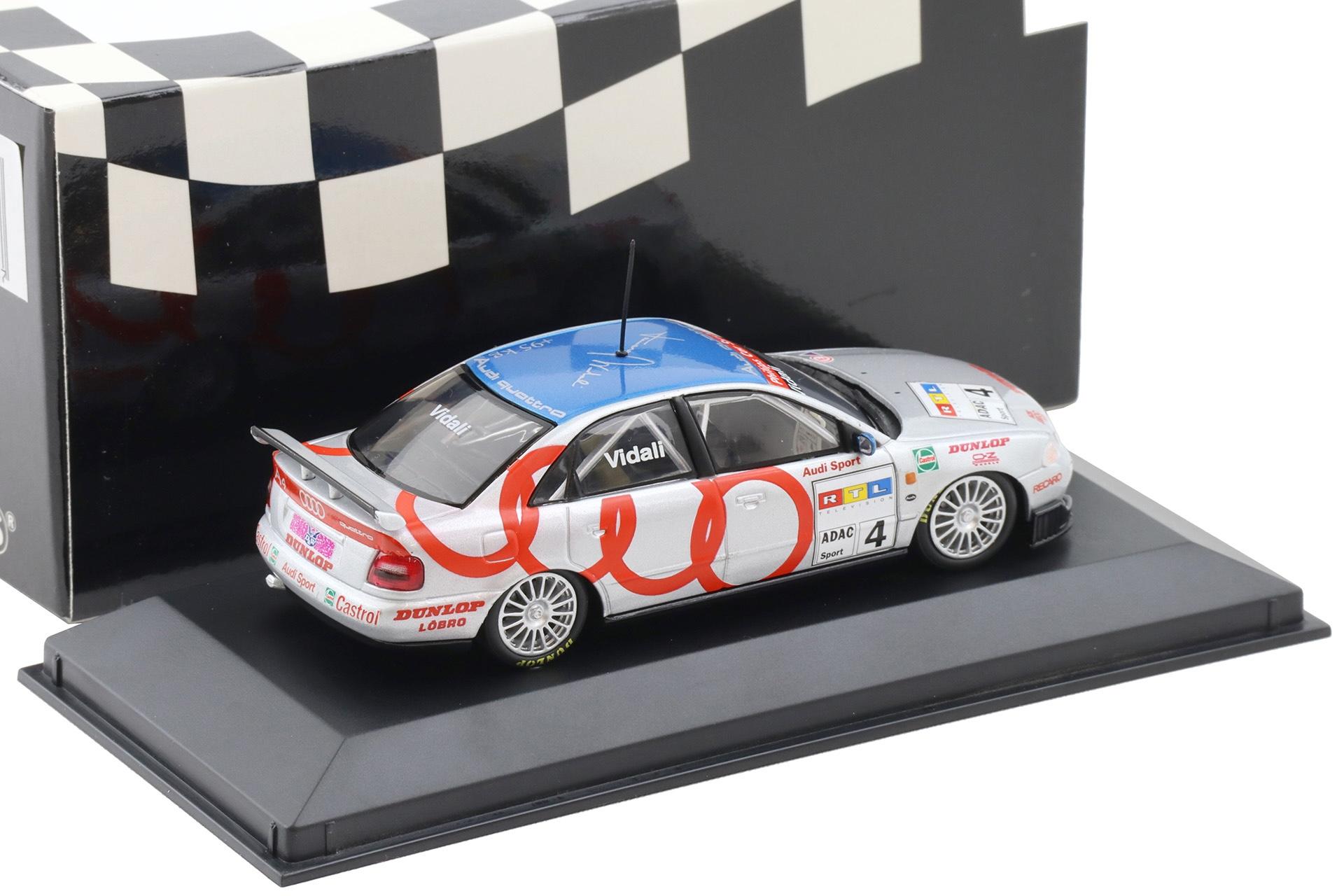 1:43 Minichamps Audi A4 STW Quattro STW 1997 AZK/ROC #4 T.Vidali