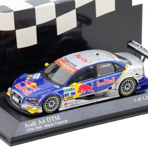 1:43 Minichamps Audi A4 DTM 2006 Team Abt Sportsline #4 Tomczyk Red Bull