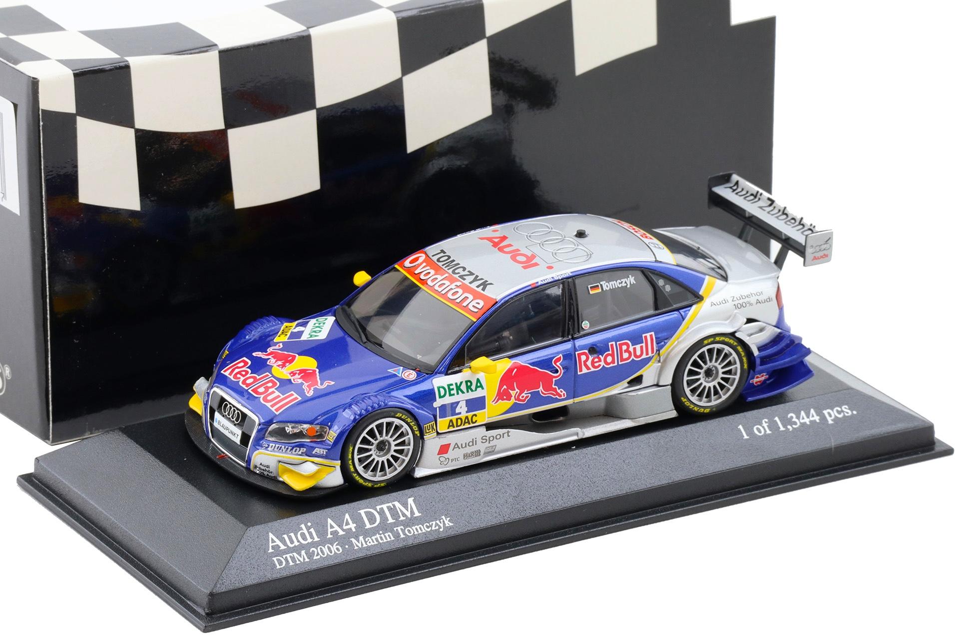 ID 110869 orig.jpg 1:43 Minichamps Audi A4 DTM 2006 Team Abt Sportsline #4 Tomczyk Red Bull