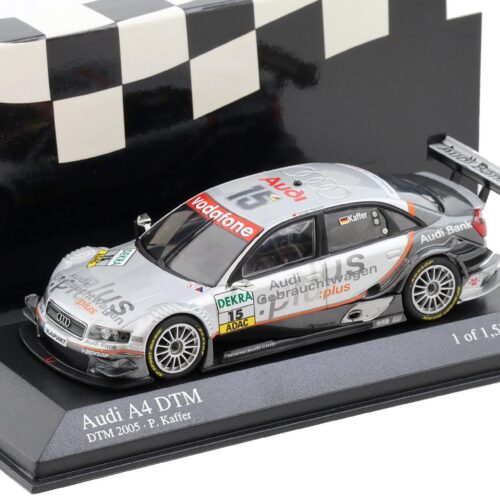 1:43 Minichamps Audi A4 DTM 2005 Audi Sport Team Joest #15 P.Kaffer Audi Plus