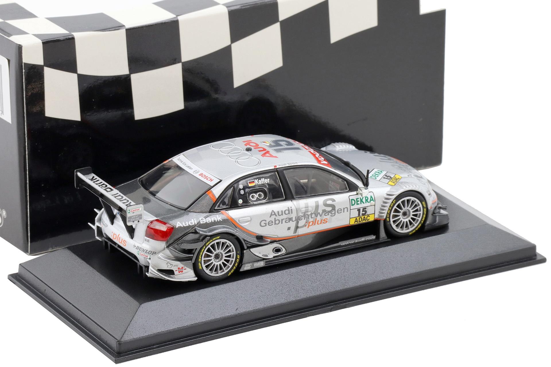 1:43 Minichamps Audi A4 DTM 2005 Audi Sport Team Joest #15 P.Kaffer Audi Plus
