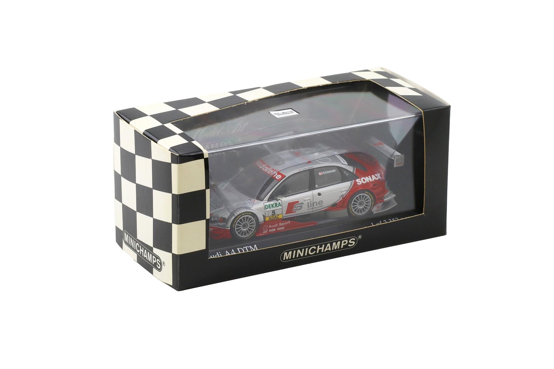 1:43 Minichamps Audi A4 DTM 2005 Team Abt Sportsline #5 Kristensen S-Line