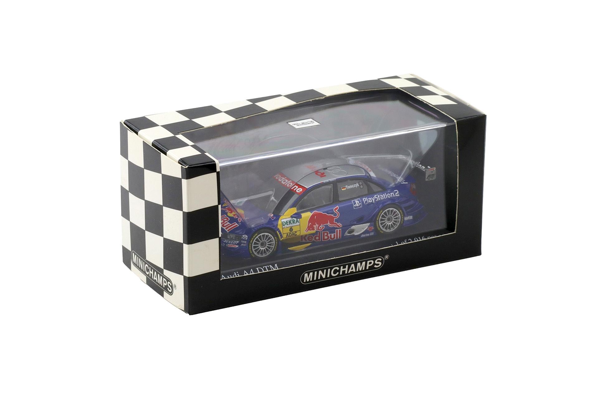 1:43 Minichamps Audi A4 DTM 2004 Audi Sport Team Abt #6 Tomczyk Red Bull