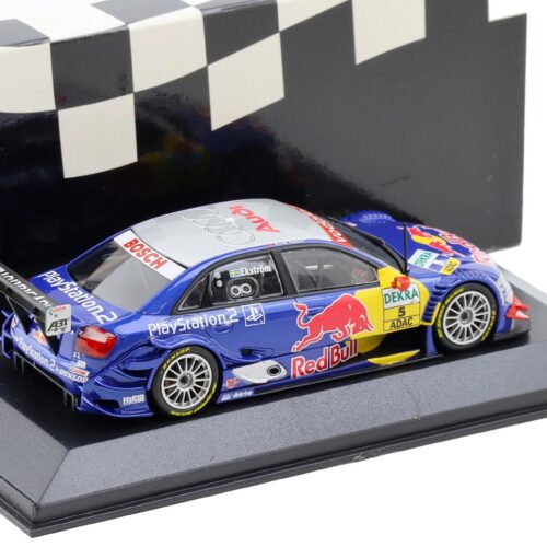 1:43 Minichamps Audi A4 DTM 2004 Audi Sport Team Abt #5 Ekström Champ Red Bull
