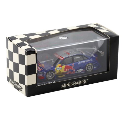 1:43 Minichamps Audi A4 DTM 2004 Audi Sport Team Abt #5 Ekström Champ Red Bull