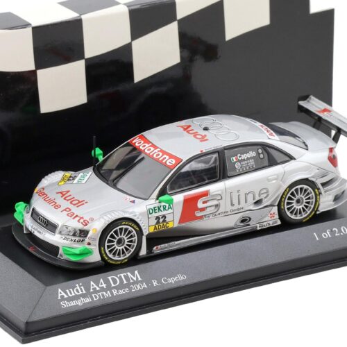 1:43 Minichamps Audi A4 DTM Shanghai 2004 Audi Sport Team Joest #22 R.Capello